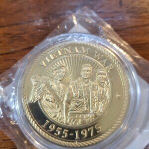 VIETNAM WAR 1955-1975, BEAUTIFUL CHALLENGE COIN